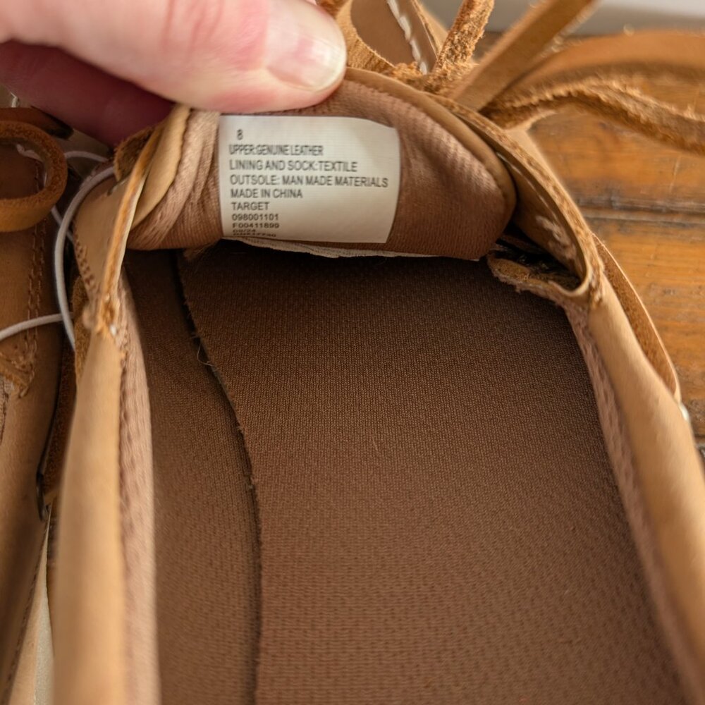 Men's Loafers Boat Shoes Goodfellow & Co Genuine Leather NEW - Picture 2 of 5